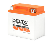 Мото аккумулятор Delta CT 1207.2 12V 7Ah