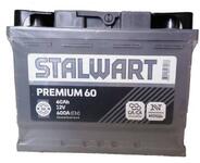 Аккумулятор автомобильный Stalwart Premium 60Ah (п.п.)