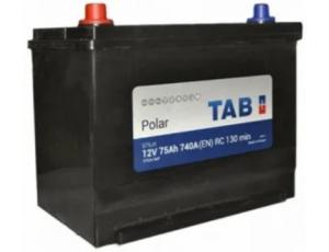 Аккумулятор автомобильный Tab Polar 75Ah 740A (п.п.) Asia
