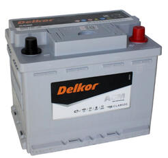 АВТОМОБИЛЬНЫЙ АККУМУЛЯТОР DELKOR EFB 60 АЧ 560A ОБР. ПОЛ. (242X175X190) LN2