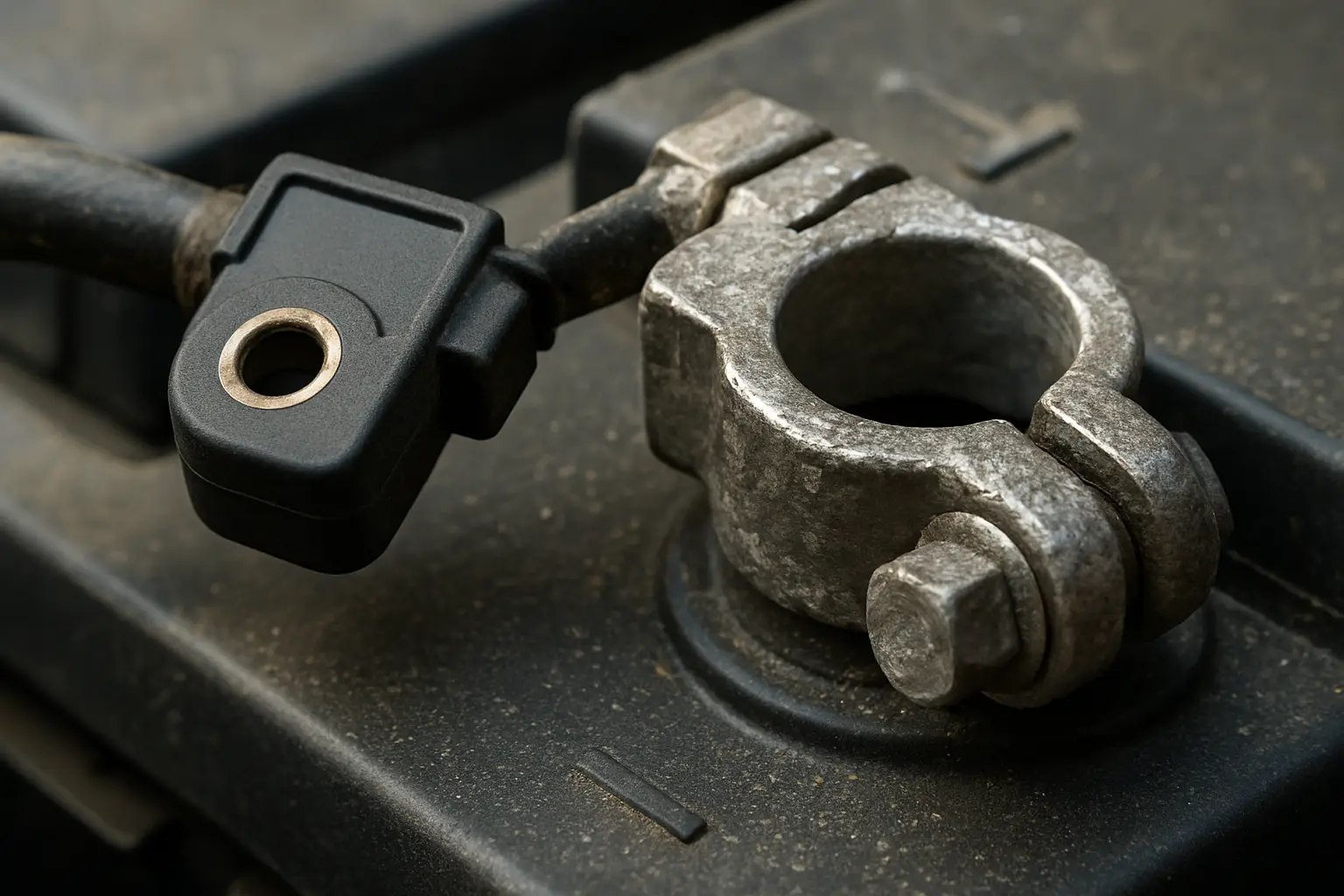 Датчик BMS на отрицательной клемме Ford Focus