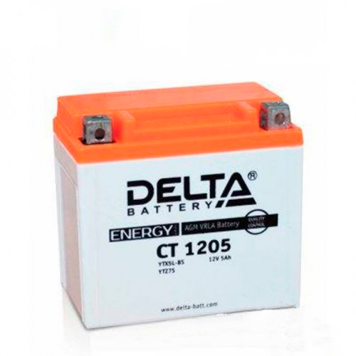 Мото аккумулятор Delta CT 1205 12V 5Ah
